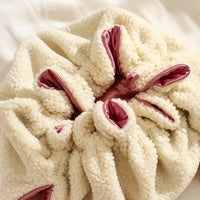 The Bunny Bonnet - Satin-Lined Sherpa Hood
