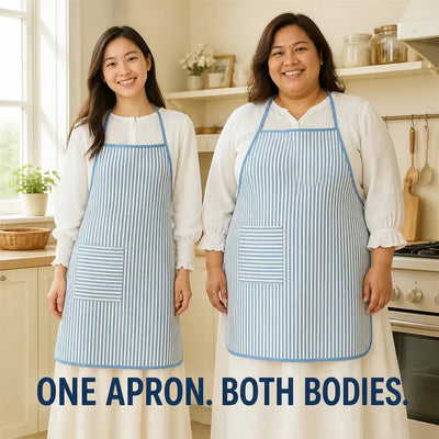 WipeApron - Towel Fabric Hands-Free Kitchen Apron