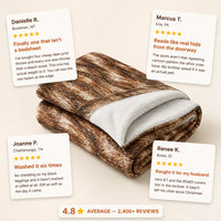 CabinThrow - Faux Deer Hide Sherpa Blanket