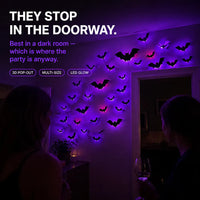 SpookGlow - 3D Bat & Spider Night Light Set