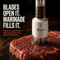 FlavorJet 2-in-1 - Meat Tenderizer & Marinade Injector