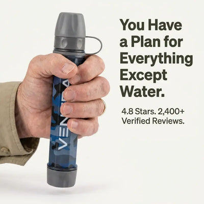 HydraStraw - Emergency Water Filter & Bag