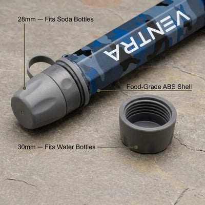 HydraStraw - Emergency Water Filter & Bag