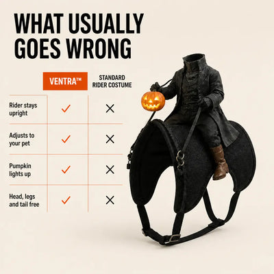 The Headless Rider - Pet Halloween Costume