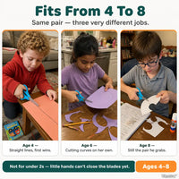 LeftyCut - Left-Handed School Scissors