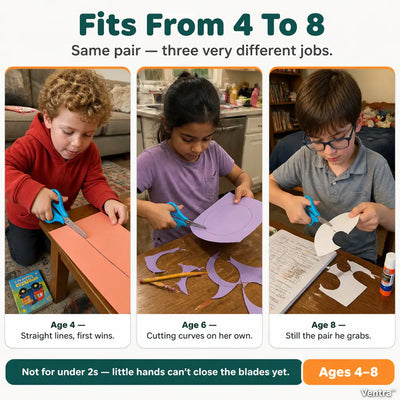 LeftyCut - Left-Handed School Scissors