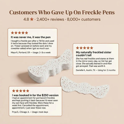 FauxFreckles - Realistic Temporary Tattoos