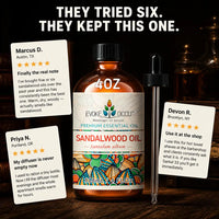 Sandalwood Essential Oil - 118ml for Diffuser & Skin
